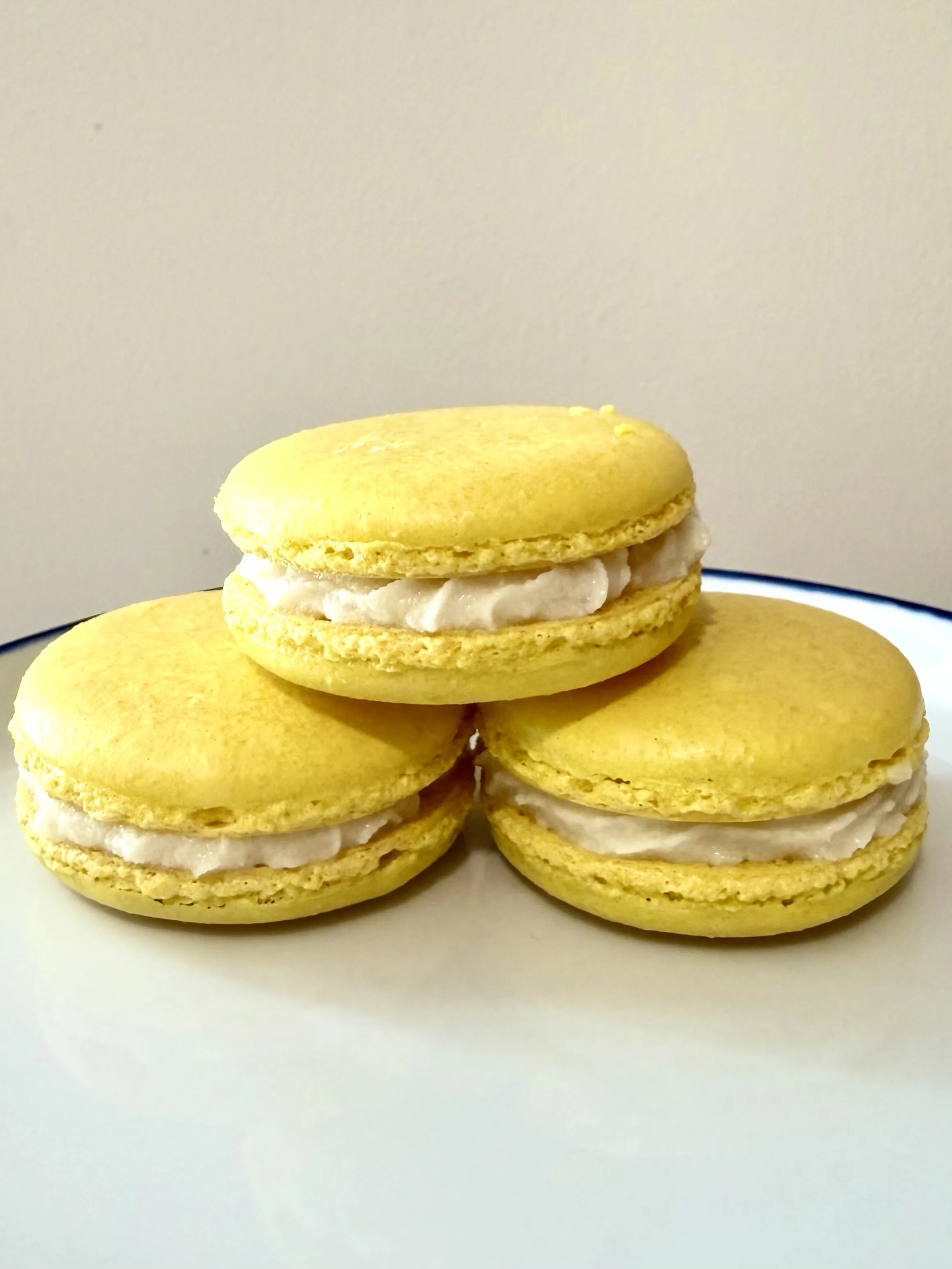 Yellow macarons
